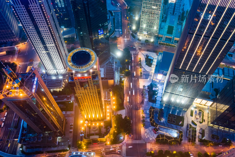 上海陆家嘴夜景