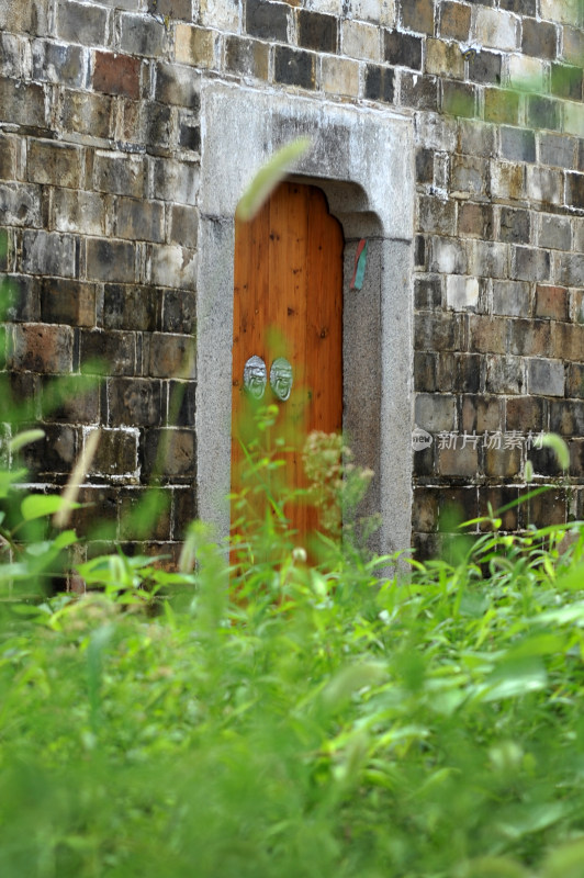 古色古香的传统古建筑屋檐 安徽查济古村