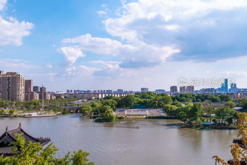 江苏泰州市望海楼景区风景