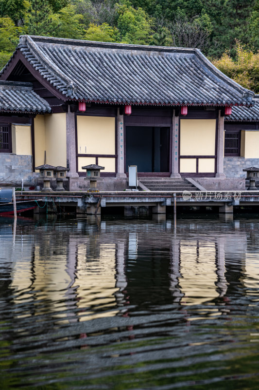 浙江绍兴柯桥柯岩鉴湖景区景点景观