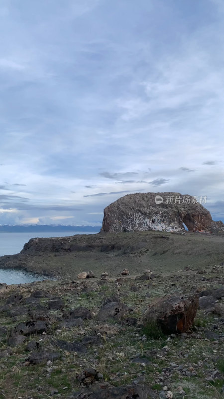 西藏圣湖纳木措圣象天门