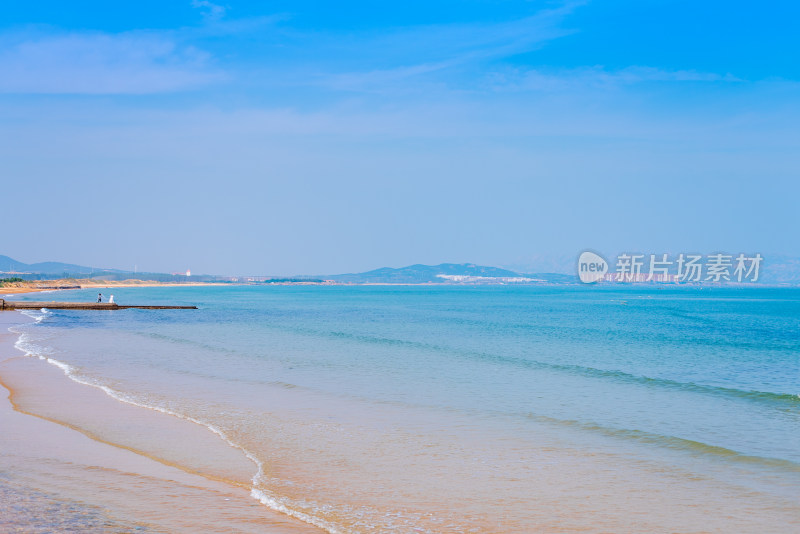 海滩沙滩海岸线