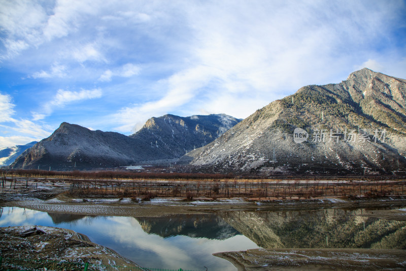 中国西藏林芝尼洋河雅尼国家湿地公园