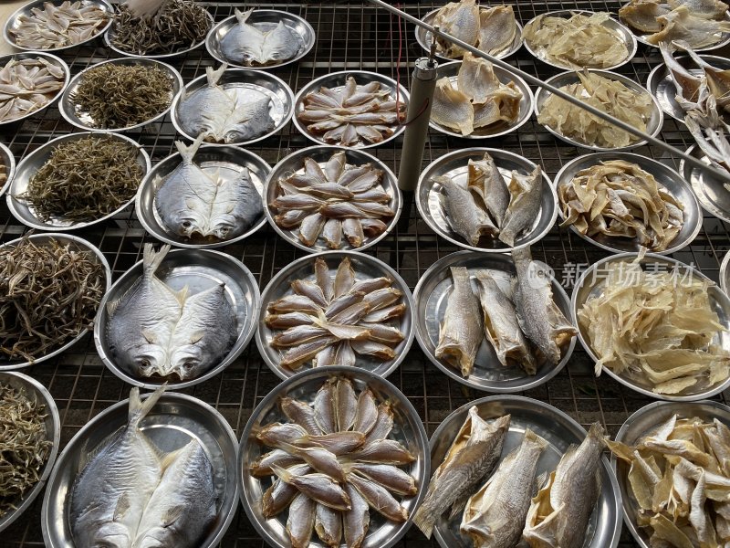 海鲜市场鱼干干货