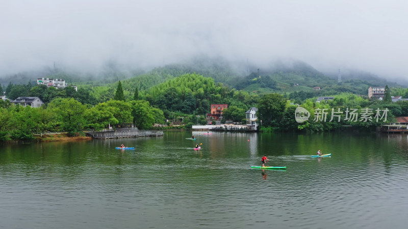 湖州莫干山劳岭水库皮划艇