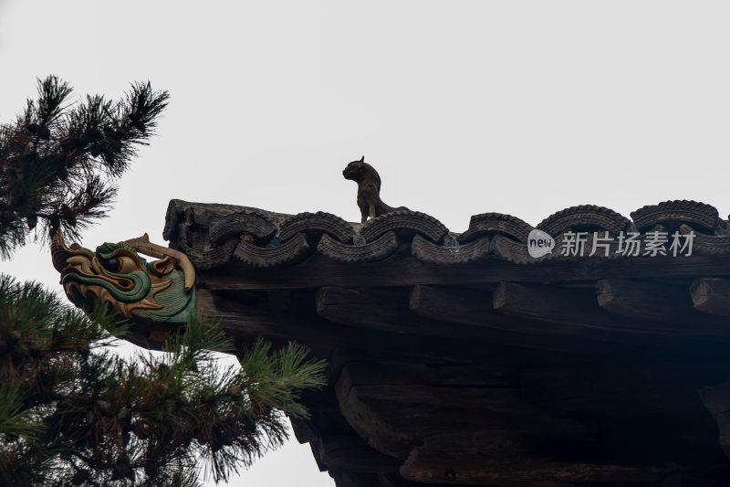 山西五台县佛光寺屋檐装饰