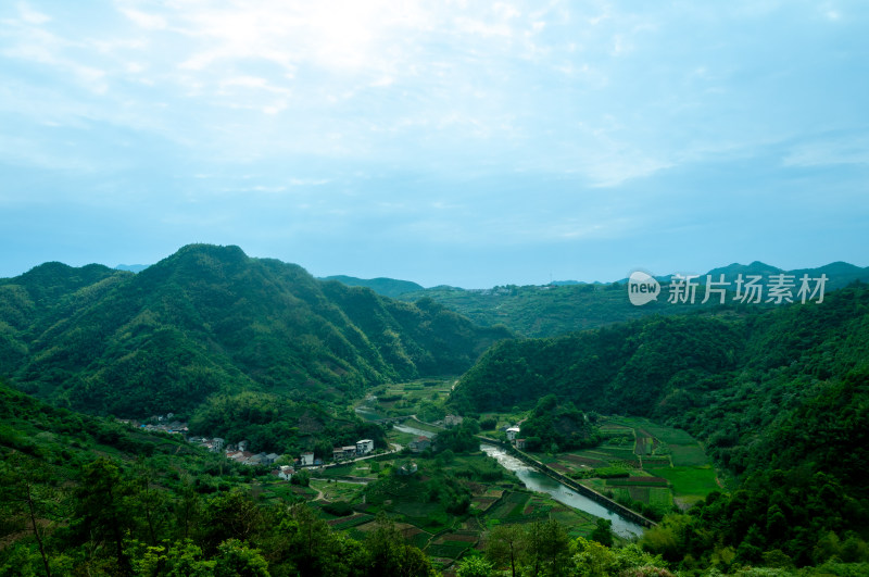 山中的自然风景