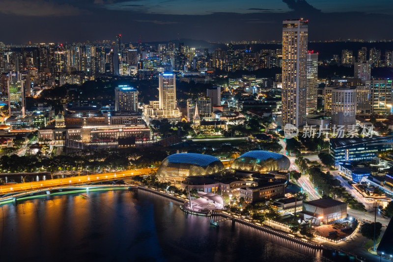 新加坡城市夜景