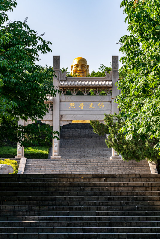 济南千佛山弥勒佛苑景点景观