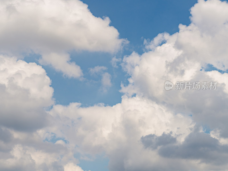 天空蓝天白云云朵高清背景壁纸素材