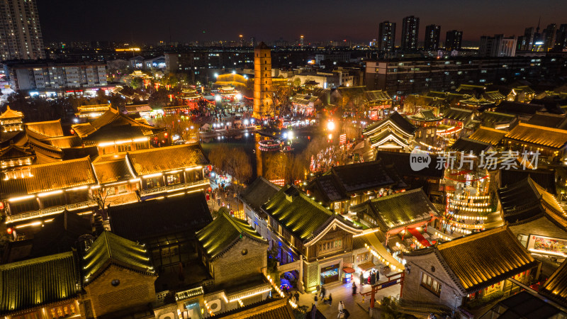 洛阳洛邑古城夜景