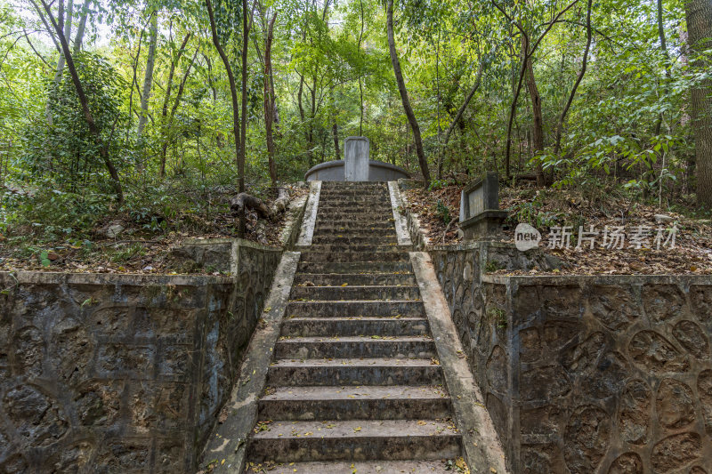 武汉江夏区熊廷弼公园熊公祠风景