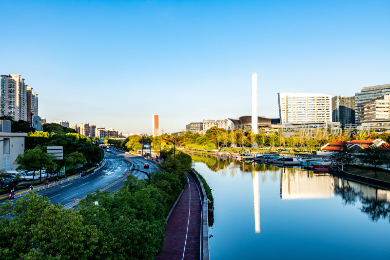 上海普陀苏州河景观步廊