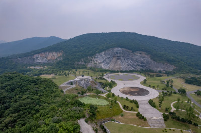 湖北襄阳城市风光旅游景区地标建筑航拍图