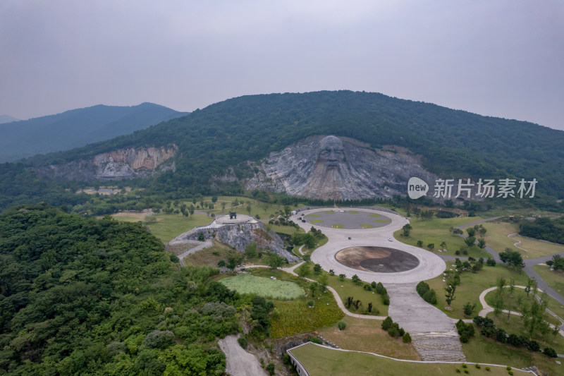 湖北襄阳城市风光旅游景区地标建筑航拍图