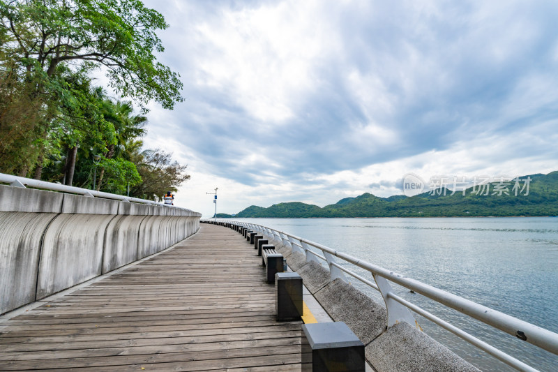 深圳盐田区海滨栈道风光