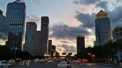 北京国贸高楼大厦
