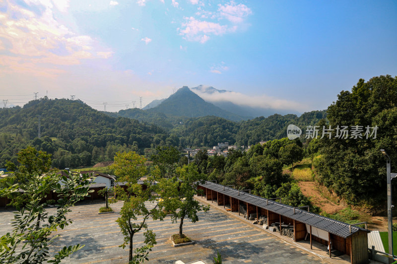 美丽乡村湖北秭归三斗坪镇中堡村田园风景