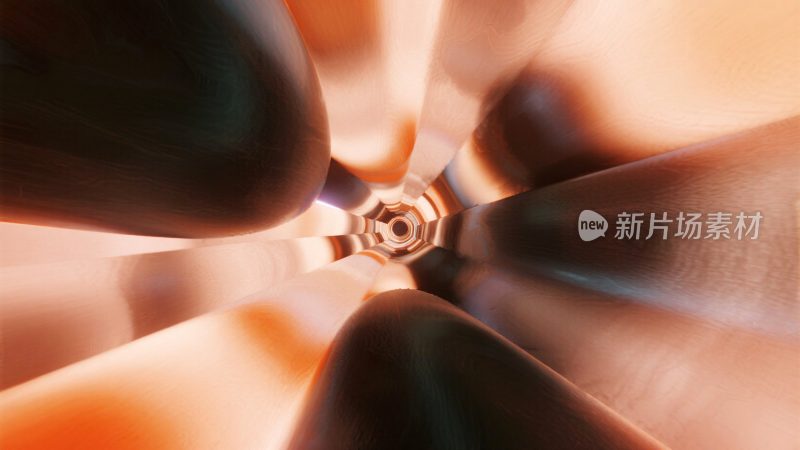 抽象隧道光影效果素材