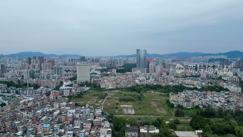 航拍广州城市风光广州建设