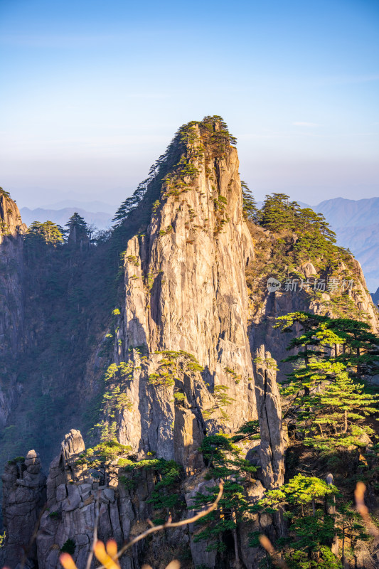 安徽黄山风景区自然风光