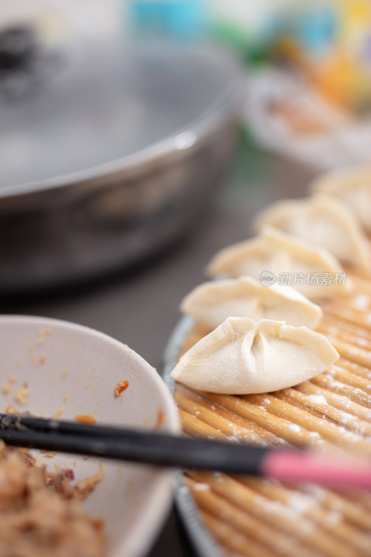 做好的白面饺子