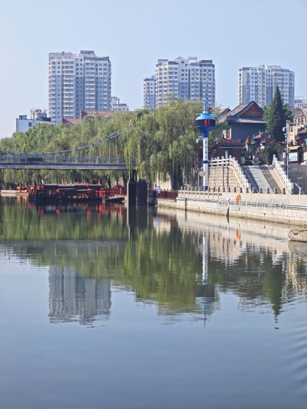 山东济宁古运河东大寺竹竿巷景观