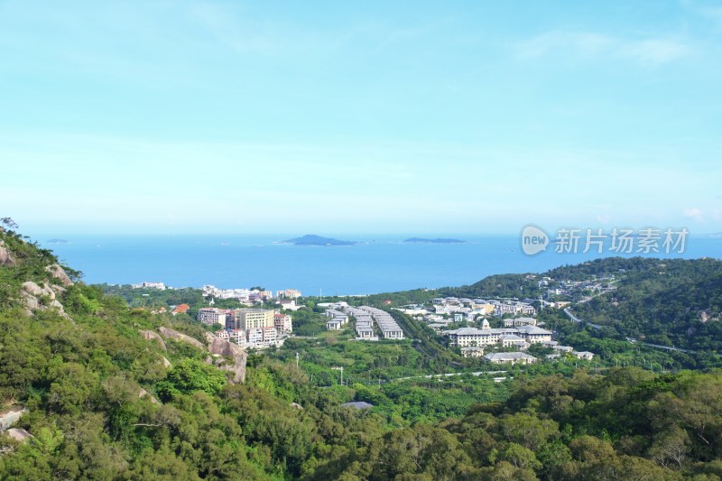 厦门健康步道俯瞰山海风光