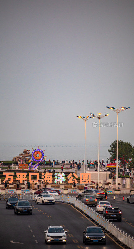 山东日照万平口海滨海岸景观