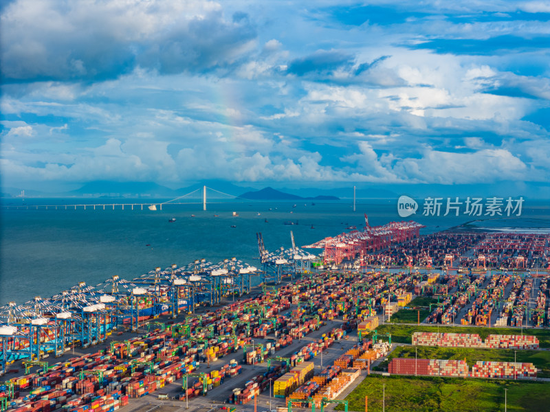 大湾区 广州南沙港口