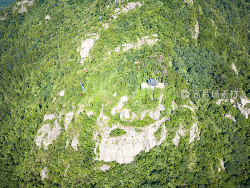 湖北武汉黄陂木兰文化生态旅游区航拍图