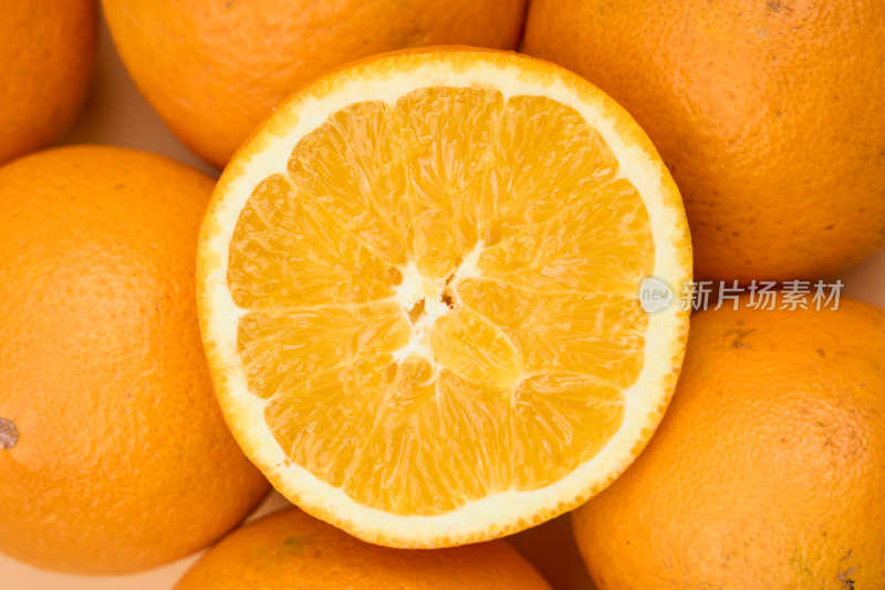 成熟的橙子脐橙水果