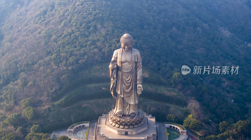 无锡灵山胜境灵山大佛航拍