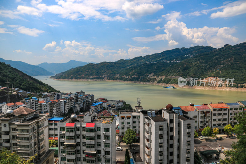 长江三峡秭归郭家坝镇，西陵峡兵书宝剑峡