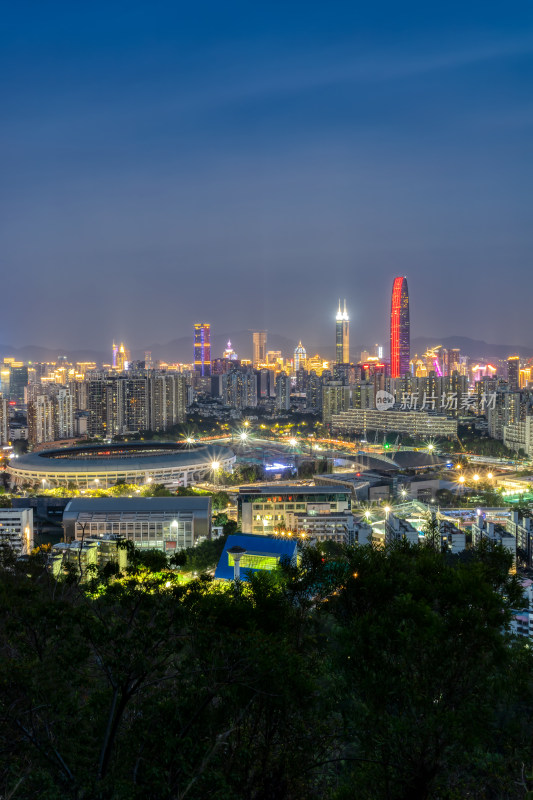 深圳福田区夜景