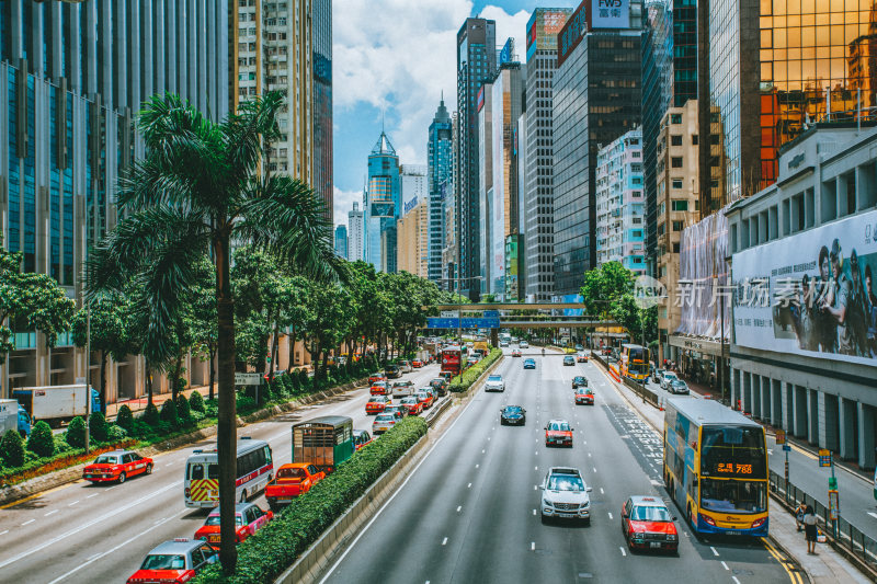 香港中环城市风光