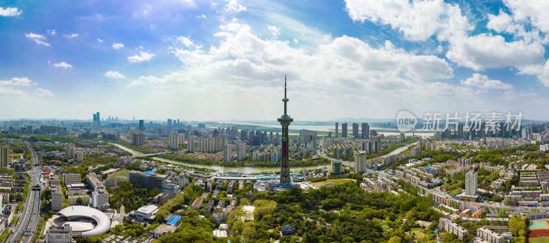 南京城市天际线航拍