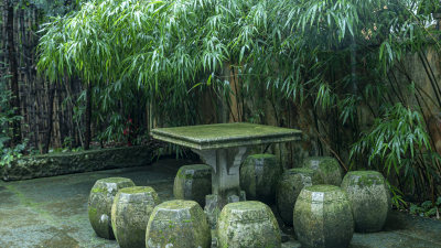 天台山千年古刹国清寺风景