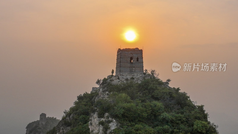 中国长城宣传图大气风光日出日落