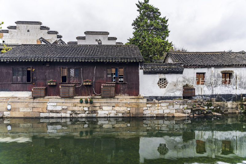 浙江湖州南浔古镇江南水乡风景