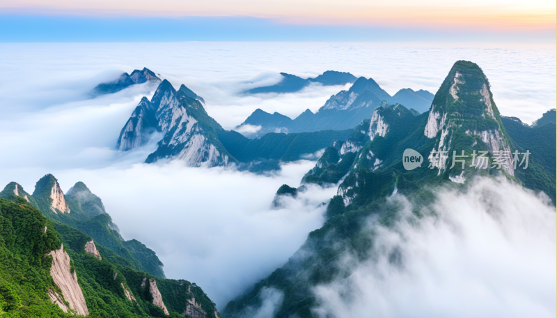 华山云海美景