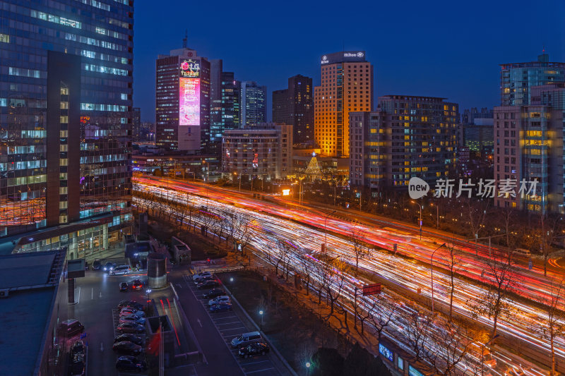 北京城市夜景