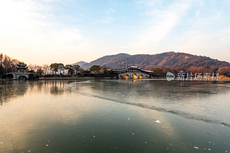 无锡长广溪石塘桥景点景观