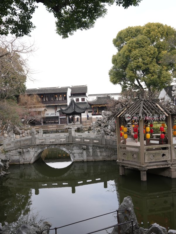 中华门古建筑拱门通道景象