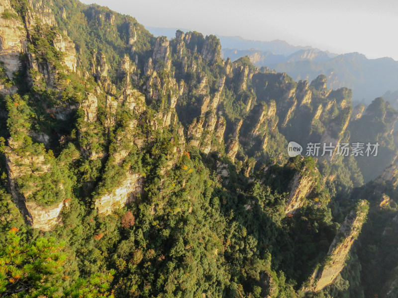 中国湖南张家界国家森林公园旅游风光