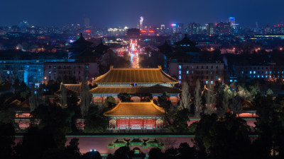 北京中轴线夜景