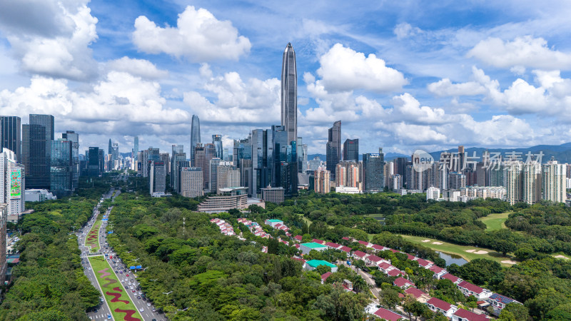 深圳福田中心区建筑群