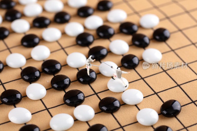 微缩创意下棋的竞争比赛