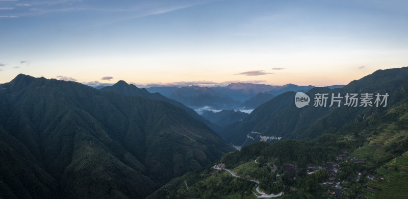 浙江丽水景宁云中大漈下佐古村