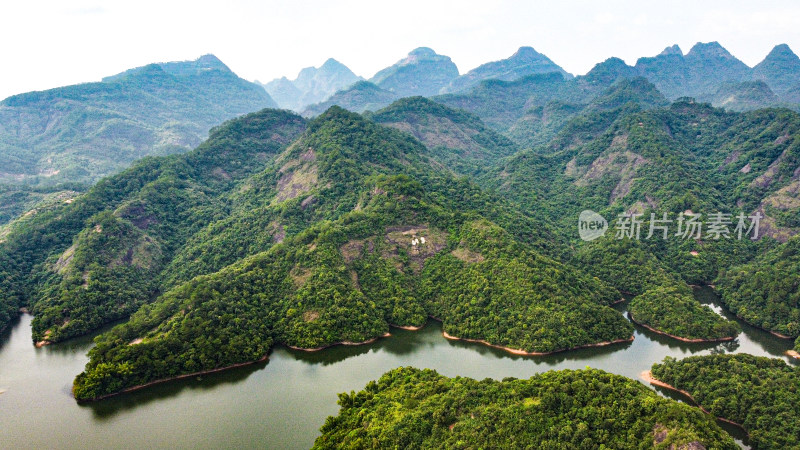 航拍 山峰 山峦 山川河流